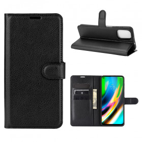 Moto G9 Plus Classic Lychee Effect Case