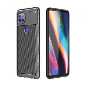 Moto G 5G Case Flexible Carbon Fiber Texture