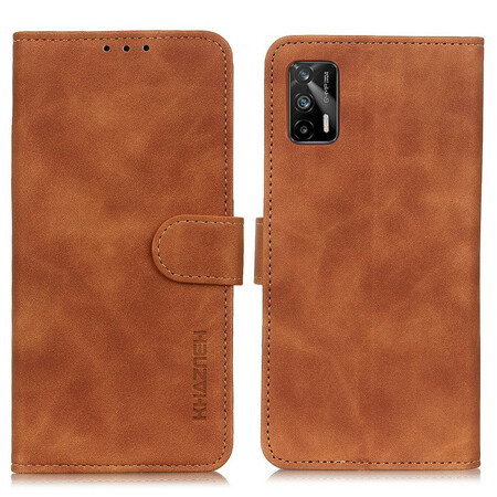 Realme GT 5G Vintage Leather Effect Case KHAZNEH