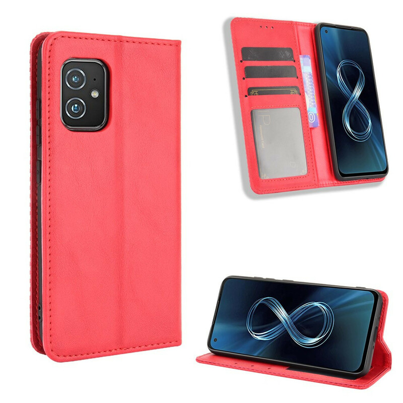 Flip Cover Azus Zenfone 8 Leather Effect Vintage Stylish