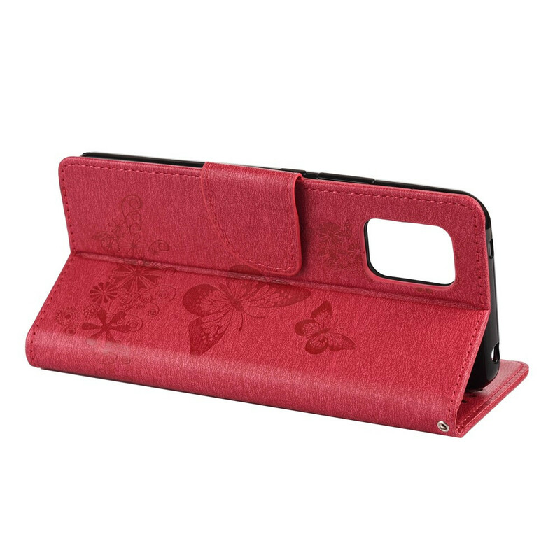 Xiaomi Mi 10 Lite Case Only Butterflies with Strap Xiaomi Mi 10 Lite Case Only Butterflies with Strap