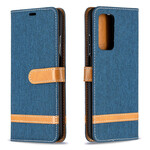 Xiaomi Mi 10T / 10T Pro Fabric and Leather Effect Strap Case