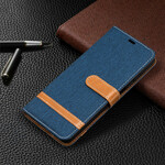 Xiaomi Mi 10T / 10T Pro Fabric and Leather Effect Strap Case
