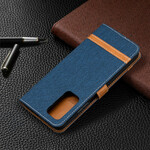 Xiaomi Mi 10T / 10T Pro Fabric and Leather Effect Strap Case