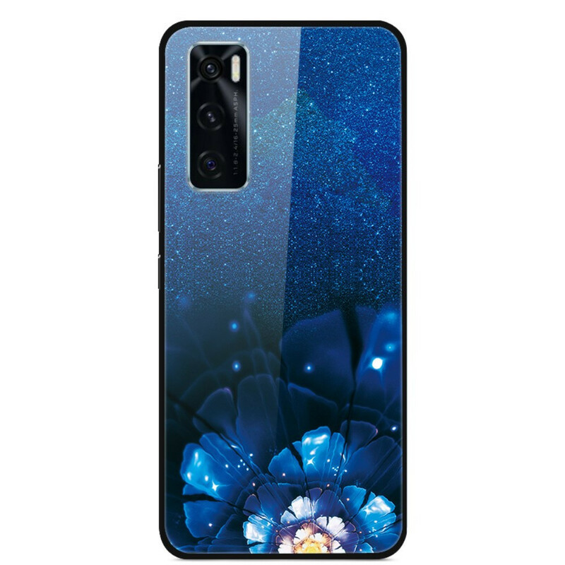 Vivo Y70 Tempered Glass Case Flowers Fantasy