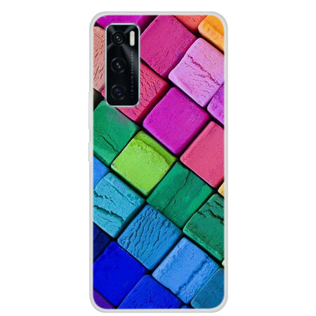 Case Vivo Y70 Cubes Colorés