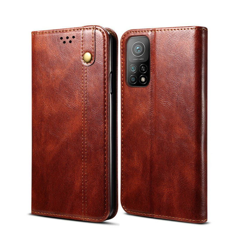 Xiaomi Mi 10T / 10T Pro Flip Cover Similar Cuir Ciré