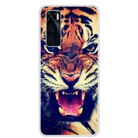 Case Vivo Y70 Tiger de Face