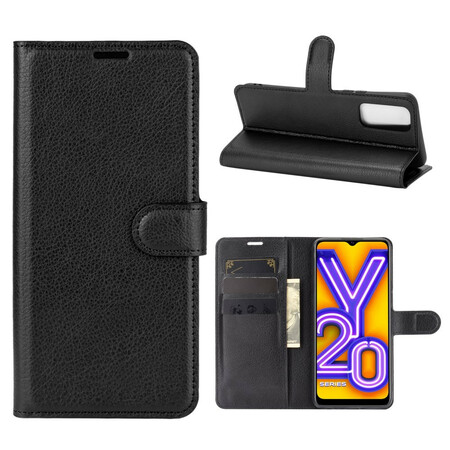 Cover Vivo Y20s / Y11s Simili Cuir Classique