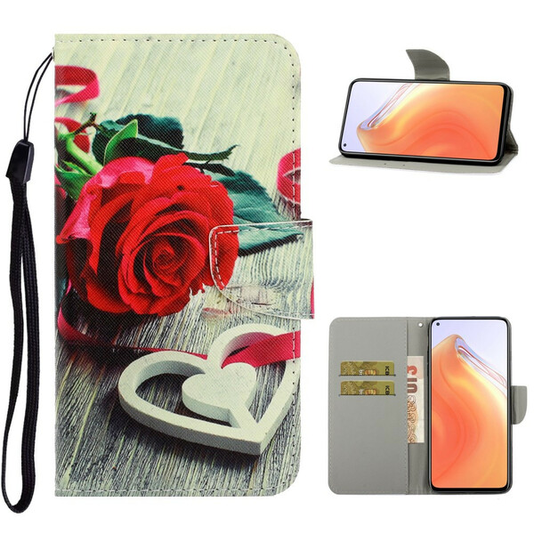 Xiaomi Mi 10T / 10T Pro Pink Romantic Strap Case