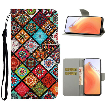Xiaomi Mi 10T / 10T Pro Patchwork Mandalas Case with Strap