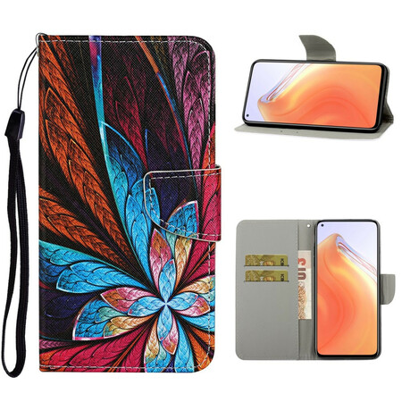 Xiaomi Mi 10T / 10T Pro Colored Sheet Case with Strap