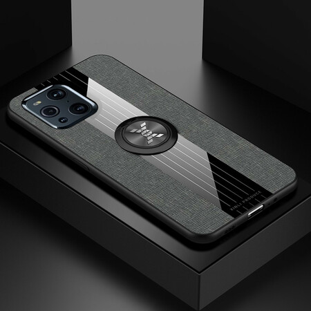 Oppo Find X3 / X3 Pro Hybrid and Jeans Texture Case with Stand Ring
