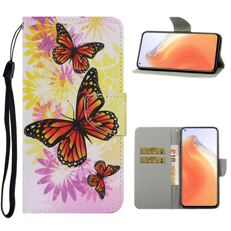 Xiaomi Mi 10T / 10T Pro Case Butterflies and Summer Flowers