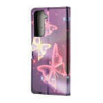 Samsung Galaxy S21 FE Case Butterflies and Flowers