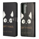 Cover Samsung Galaxy S21 FE Don't Touch My Cell Phone