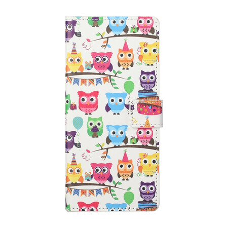Samsung Galaxy S21 FE Case Multiple Owls