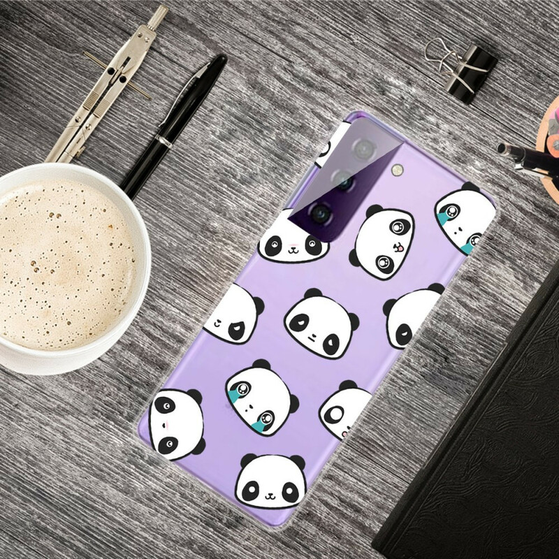 Cover Samsung Galaxy S21 FE Sentimental Pandas