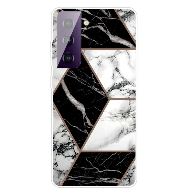 Case Samsung Galaxy S21 FE Geometric Marble