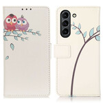 Case Samsung Galaxy S21 FE Couple of Owls on the Tree