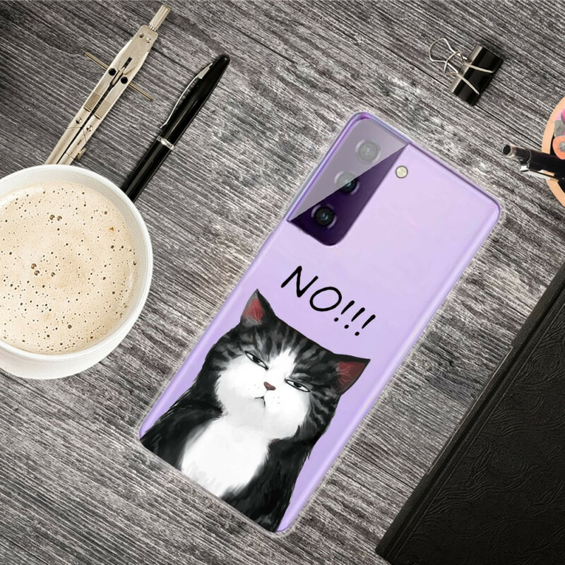 Case Samsung Galaxy S21 FE The Cat That Says No