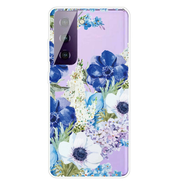 Samsung Galaxy S21 FE Watercolor Flower Case