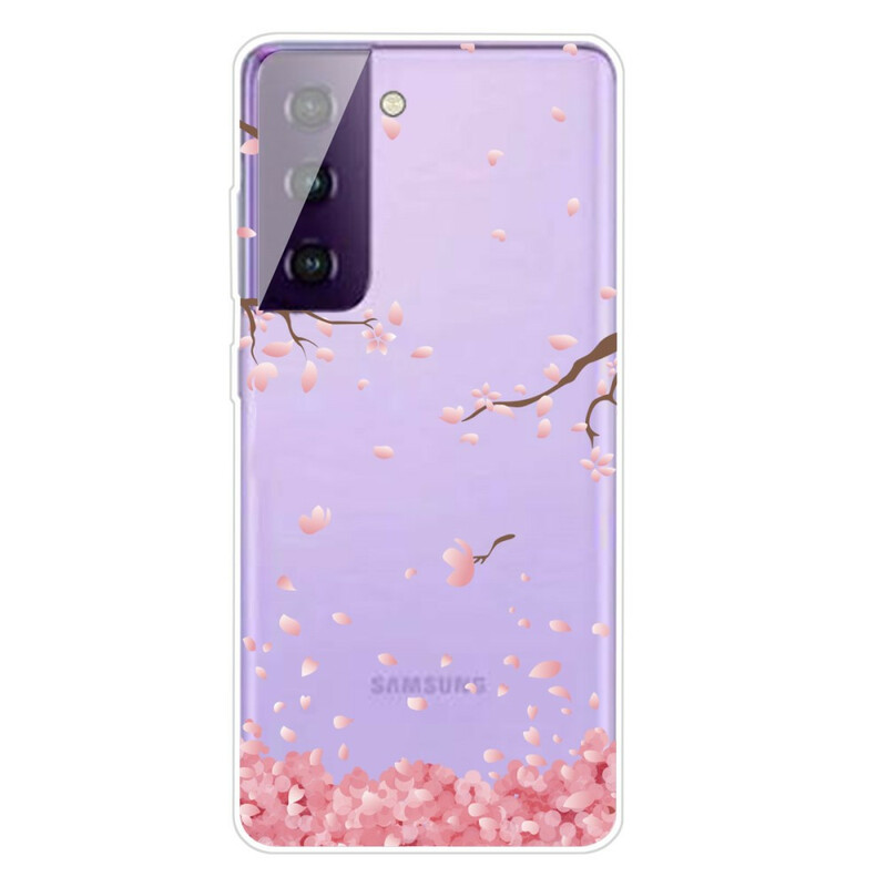 Case Samsung Galaxy S21 FE Branches with Flowers