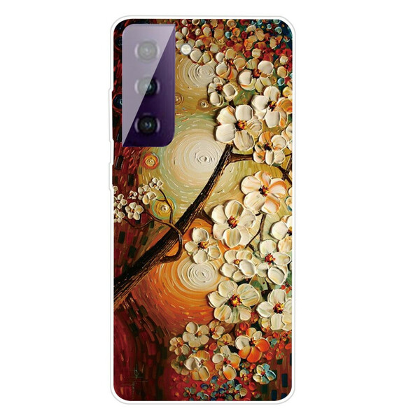 Samsung Galaxy S21 FE Flexible Flower Case