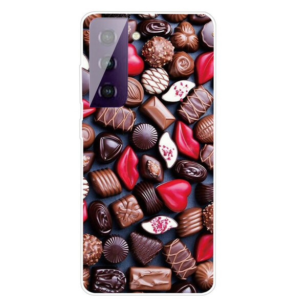 Samsung Galaxy S21 FE Flexible Case Chocolate