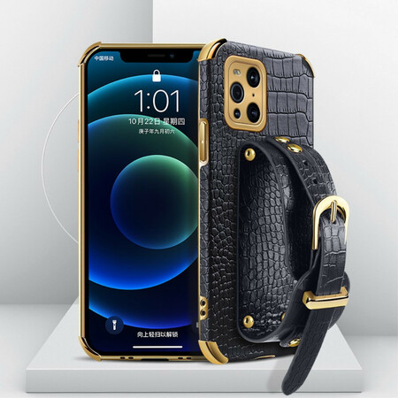 Case Oppo Find X3 / X3 Pro Croco Bracelet