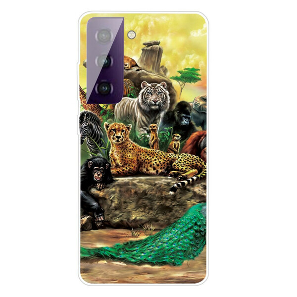 Case Samsung Galaxy S21 FE Safari Animals