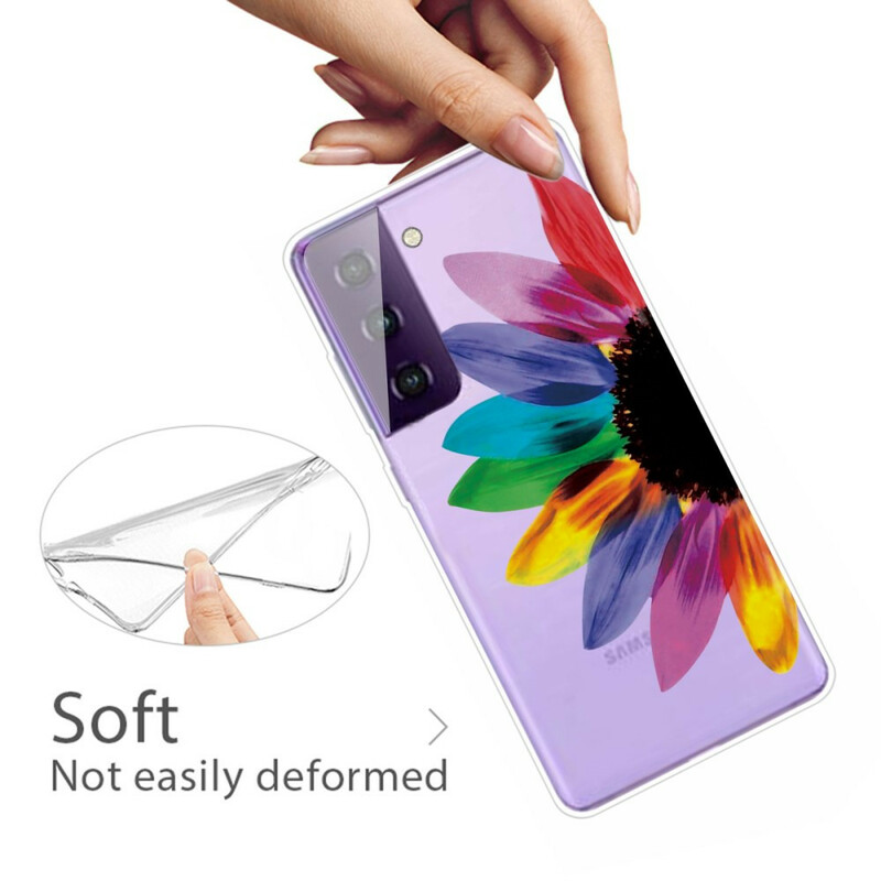 Samsung Galaxy S21 FE Colorful Flower Case