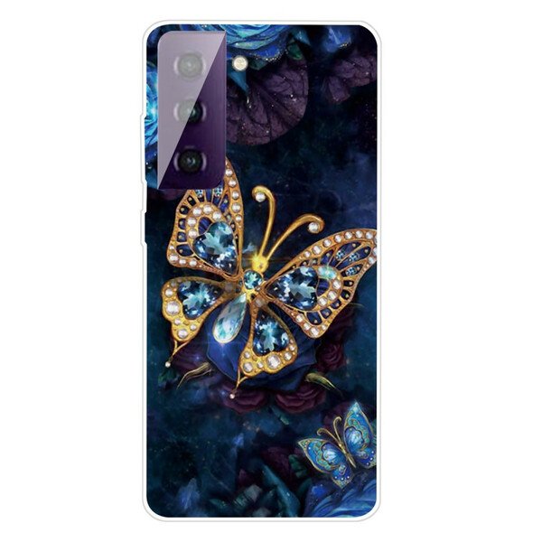 Case Samsung Galaxy S21 FE Various butterflies