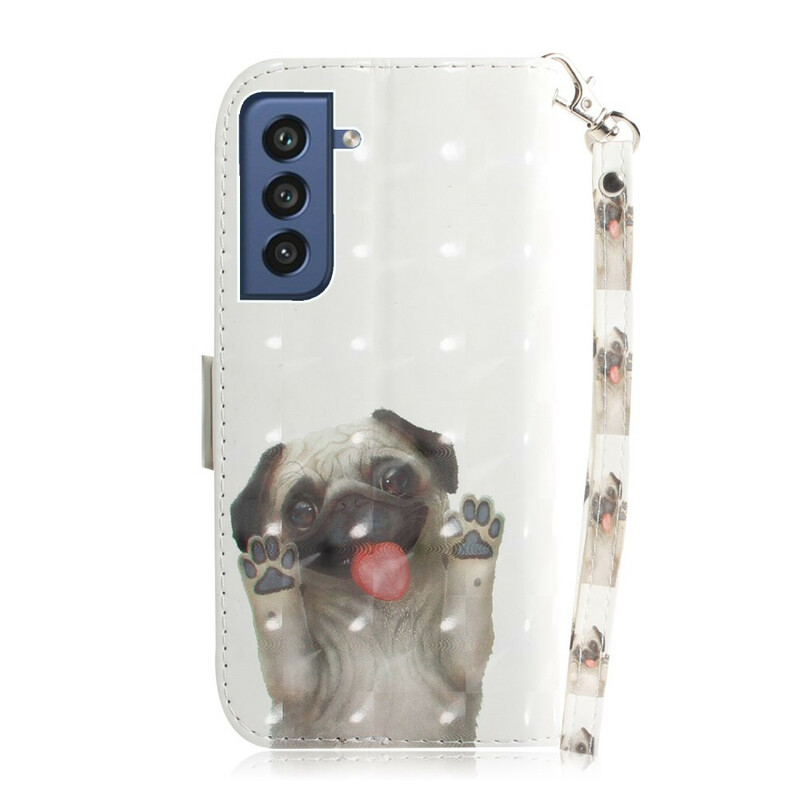 Samsung Galaxy S21 FE Love My Dog Strap Case