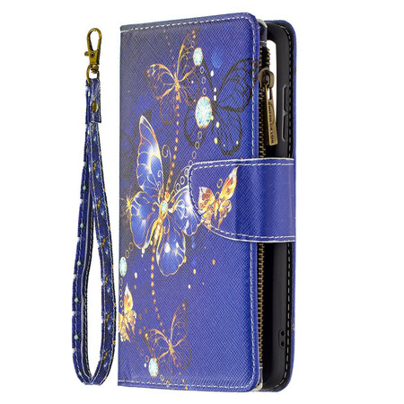 Case Samsung Galaxy S21 FE Zipped Pocket Butterflies