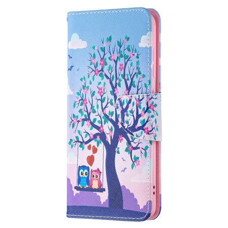 Case Samsung Galaxy S21 FE Owls On The Swing