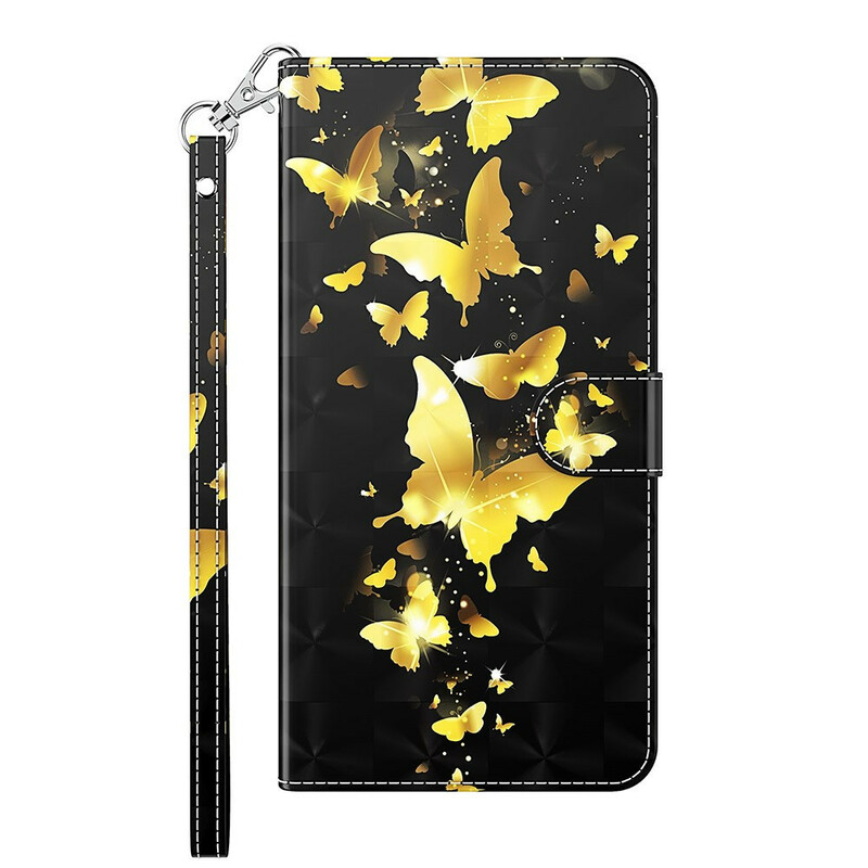Cover Samsung Galaxy S21 FE Papillons Jaunes