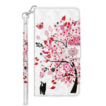 Cover Samsung Galaxy S21 FE Arbre Rose