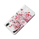 Cover Samsung Galaxy S21 FE Arbre Rose