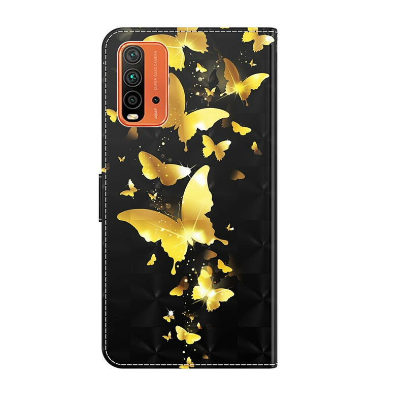 Xiaomi Redmi 9T / Note 9 Yellow Butterfly Case
