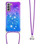 Samsung Galaxy S21 FE Silicone Case Glitter and String