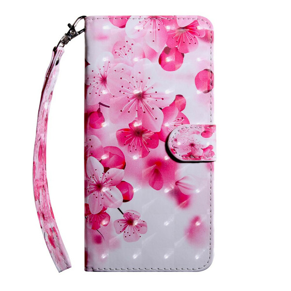 Xiaomi Redmi 9T / Note 9 Case Pink Flowers