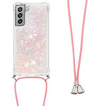 Samsung Galaxy S21 FE Glitter and String Case