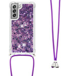 Samsung Galaxy S21 FE Glitter and String Case