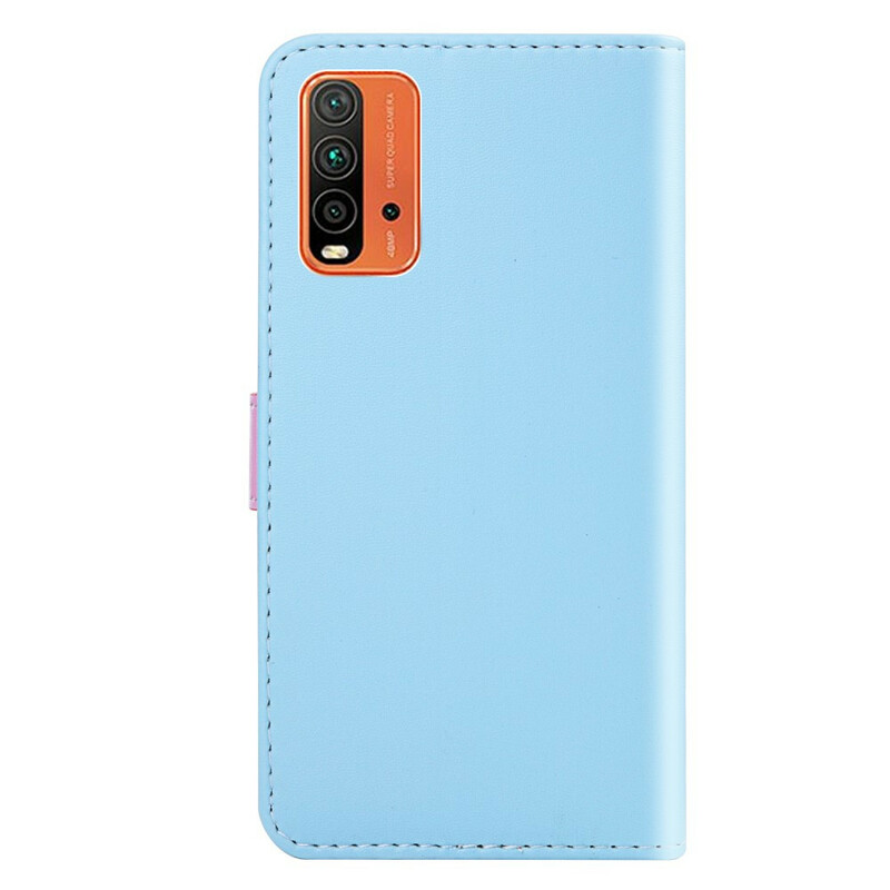 Cover Xiaomi Redmi 9T / Note 9 Effet Cuir Tricolore