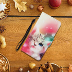 Case Samsung Galaxy S21 FE Cat Stories with Lanyard