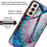 Samsung Galaxy S21 FE Tempered Glass Case Mandala