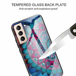 Samsung Galaxy S21 FE Tempered Glass Case Mandala