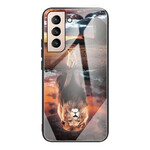 Samsung Galaxy S21 FE Case Tempered Glass Cub's Dream