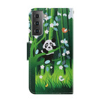 Samsung Galaxy S21 FE Case Panda Walk